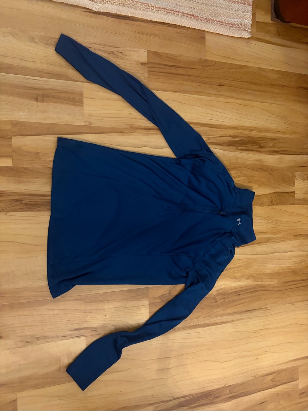 LG Deep Blue Women's Quarter-Zip Pullover Under Armour size large